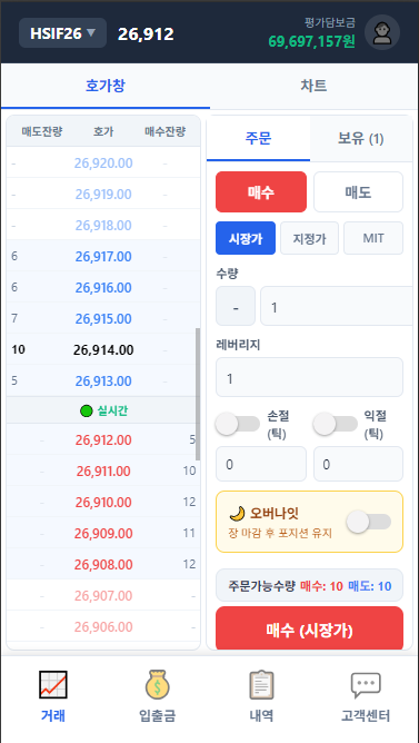 모바일 트레이딩 시스템